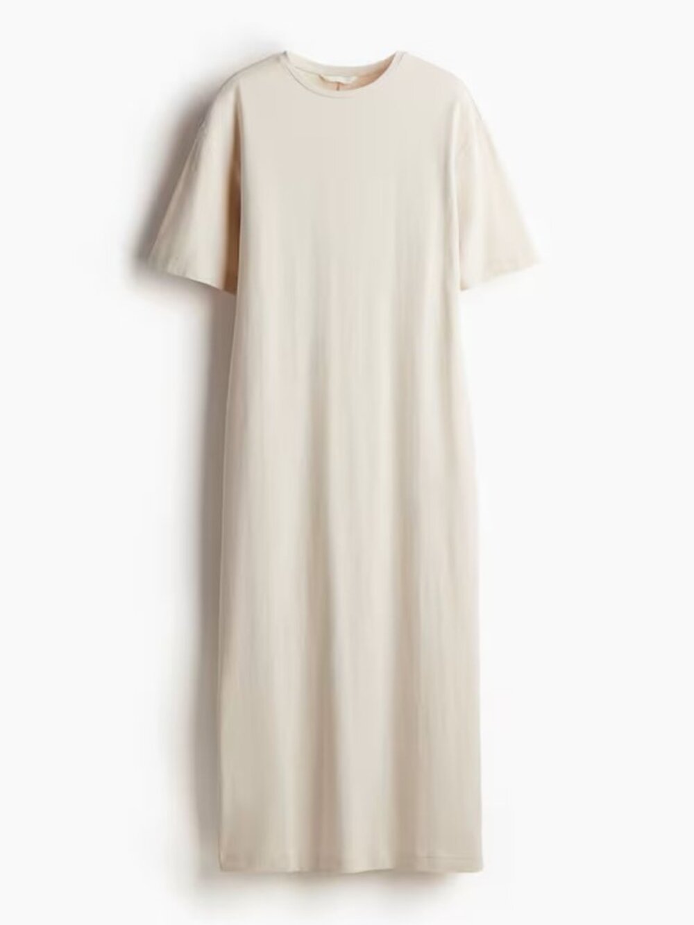h and m T-shirt dress light beige XXL